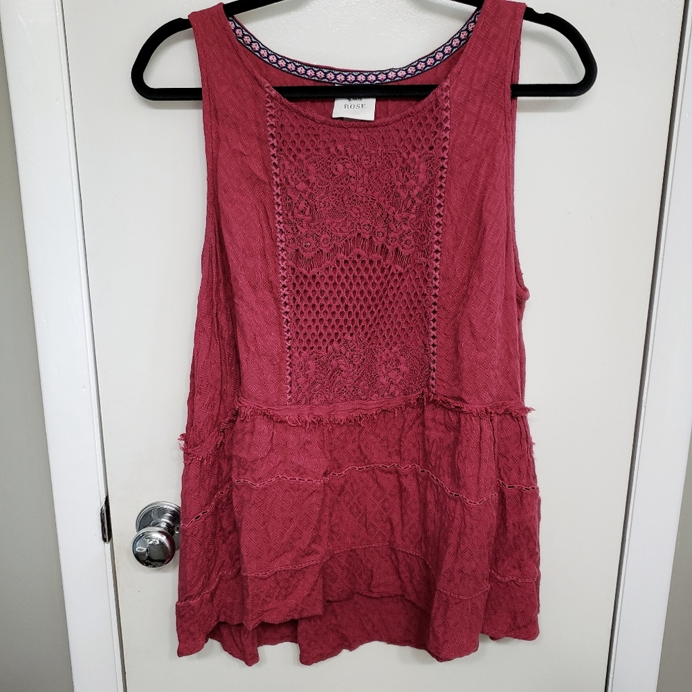 Ruby, lace detailed tank top